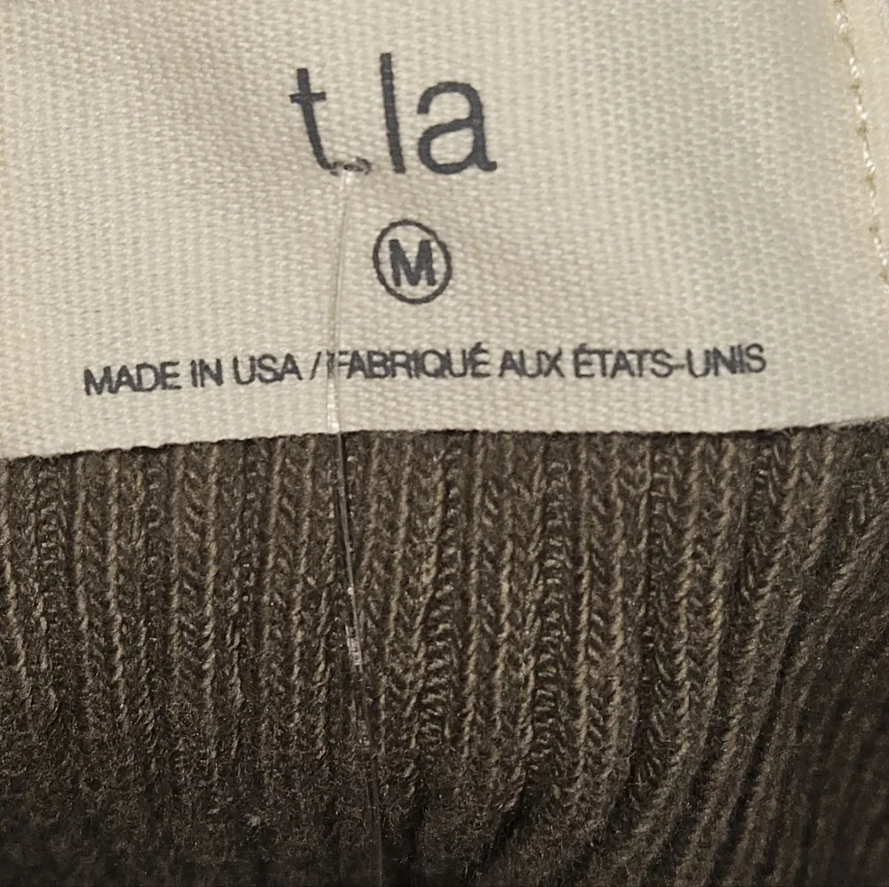 TLA by Anthropologie Ribbed Halter Tank Top, Size M, NWT - Picture 5 of 9